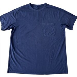 lululemon athletica Men's Slate Blue Crew Pocket Tee